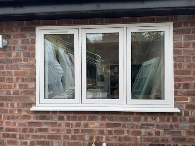 UPVC window installation